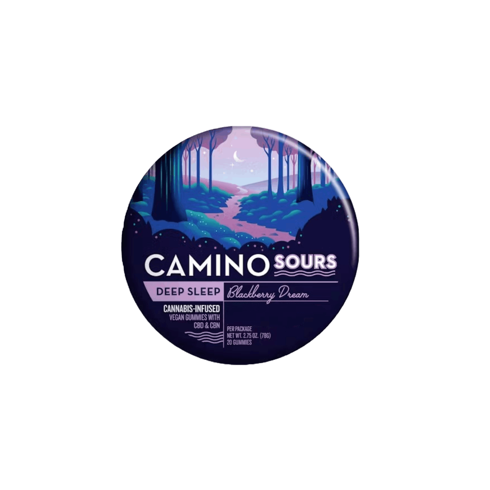 CAMINO SOURS | BLACKBERRY DREAM | INDICA | GUMMIES | 200MG | REC - Main view