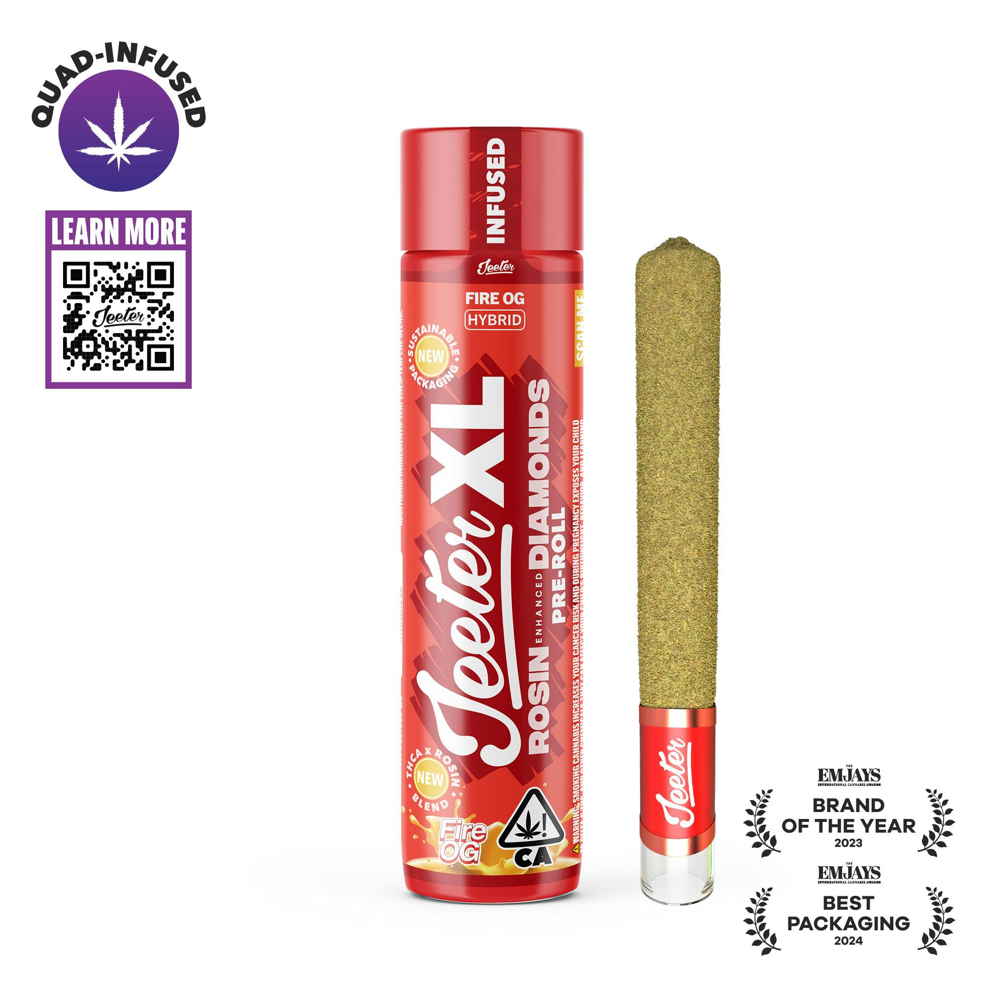 JEETER | FIRE OG | HYBRID | INFUSED PRE-ROLL | 2G | REC - Main view