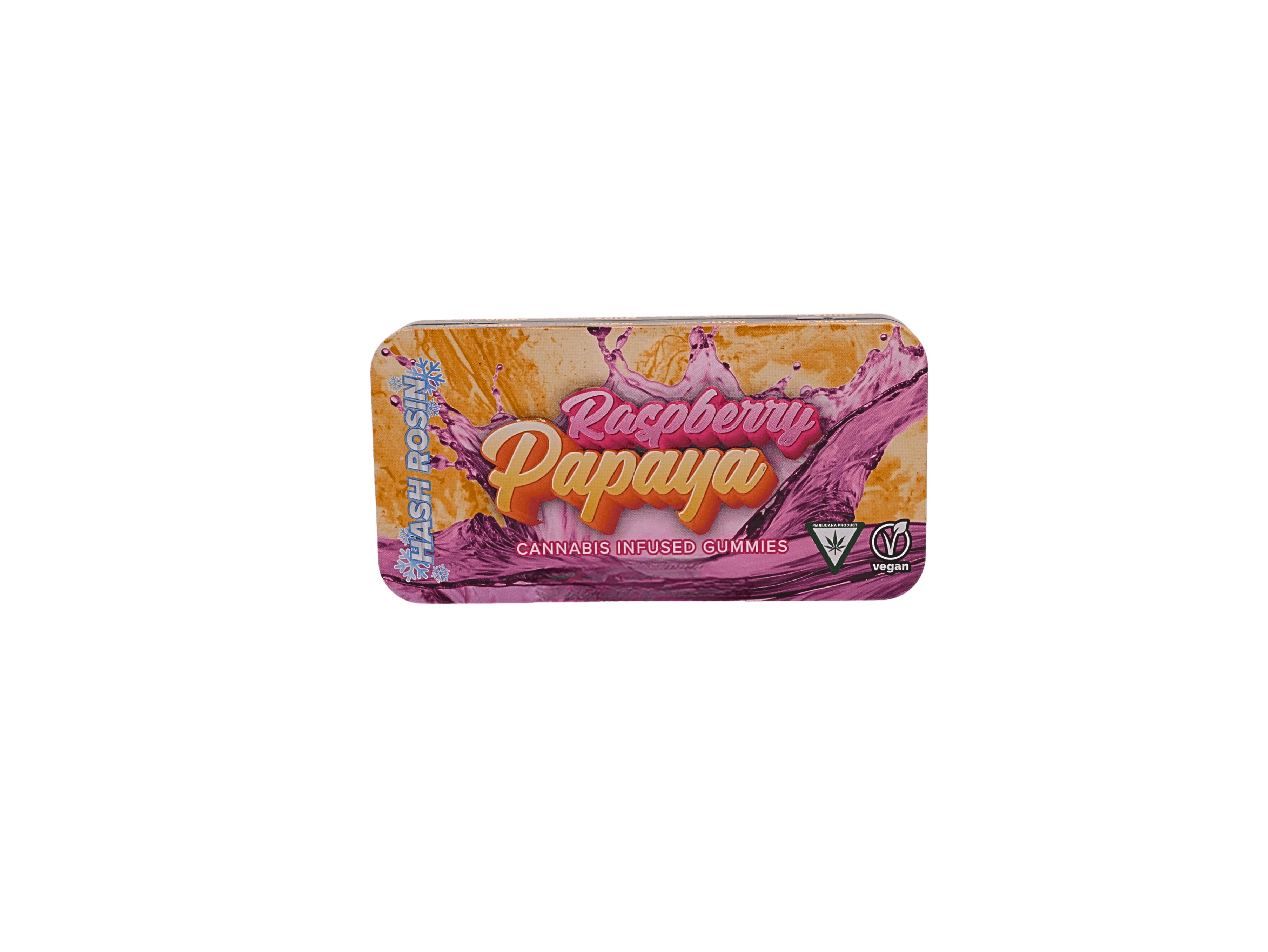 MUHA MEDS | RASPBERRY PAPAYA | LIVE ROSIN GUMMIES | 200MG | REC - Main view