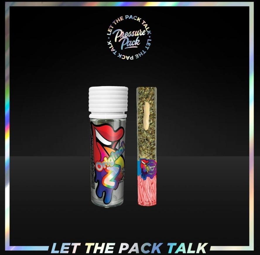 PRESSURE PACK | ORIGINAL Z | INDICA | HAND ROLLED HASH HOLE | 1G | REC - Main view