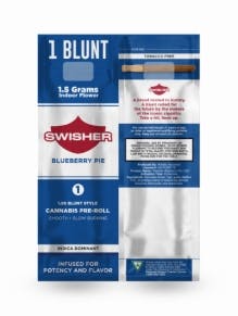 SWISHER | BLUEBERRY PIE | INDICA | INFUSED BLUNT | 1.5G | REC - Main view