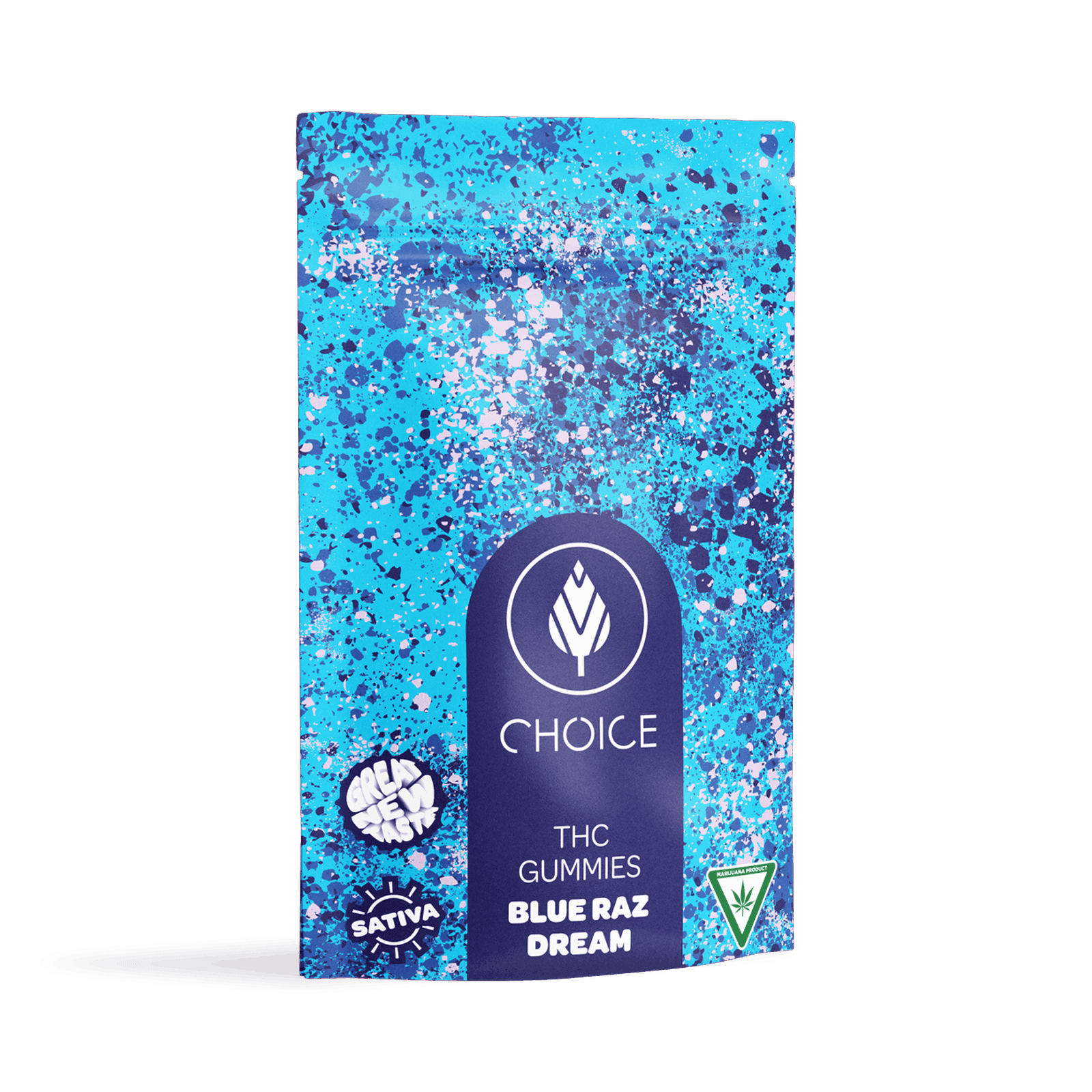 CHOICE | BLUE RAZ DREAM | SATIVA | GUMMIES | 200MG | REC - Main view