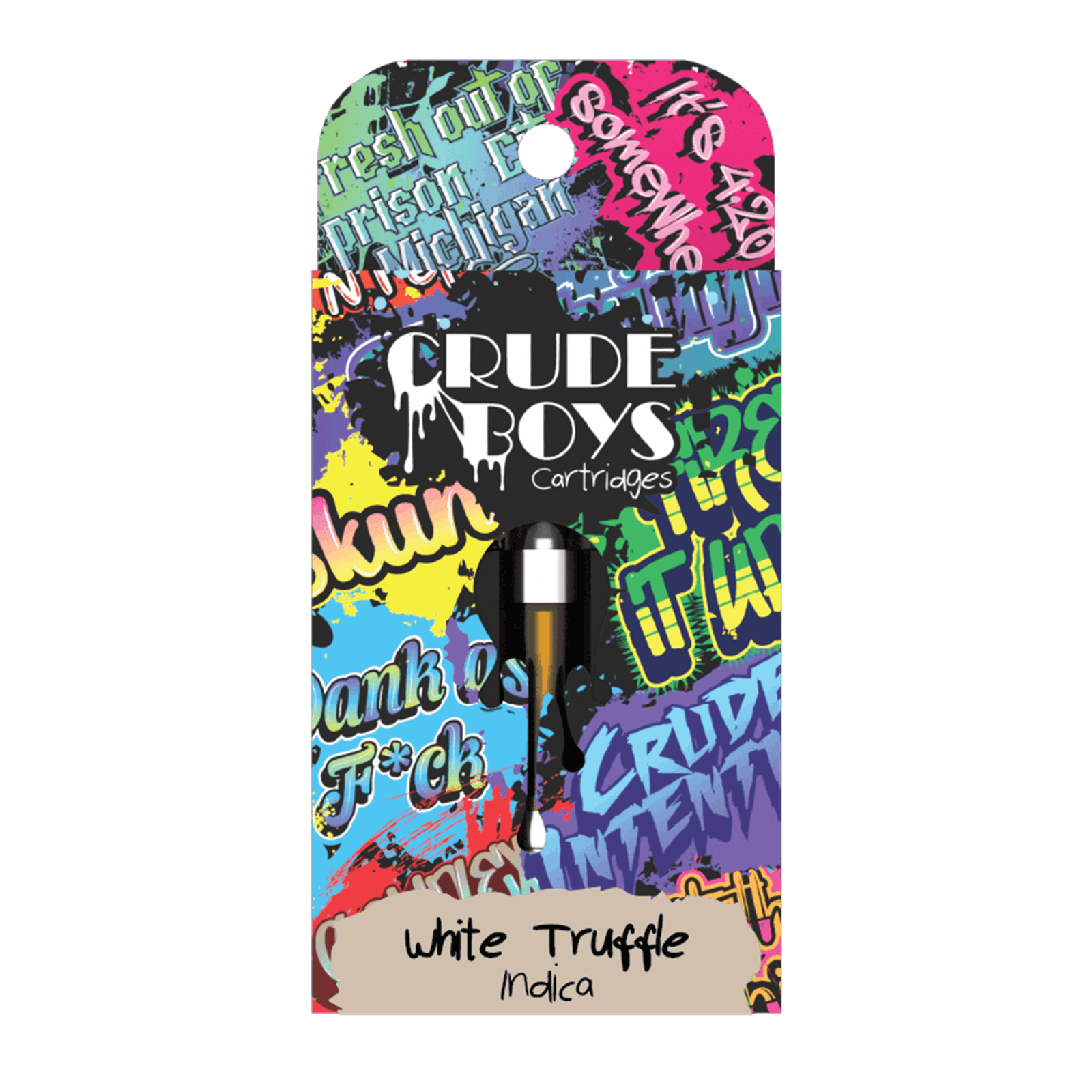 CRUDE BOYS | WHITE TRUFFLE | INDICA | 510 CARTRIDGE | 1G - Main view
