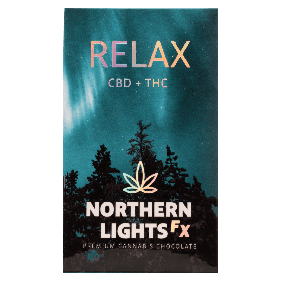 NORTHERN LIGHTS | RELAX 1:1 | INDICA | CHOCOLATE BAR | 200MG | REC - Main view