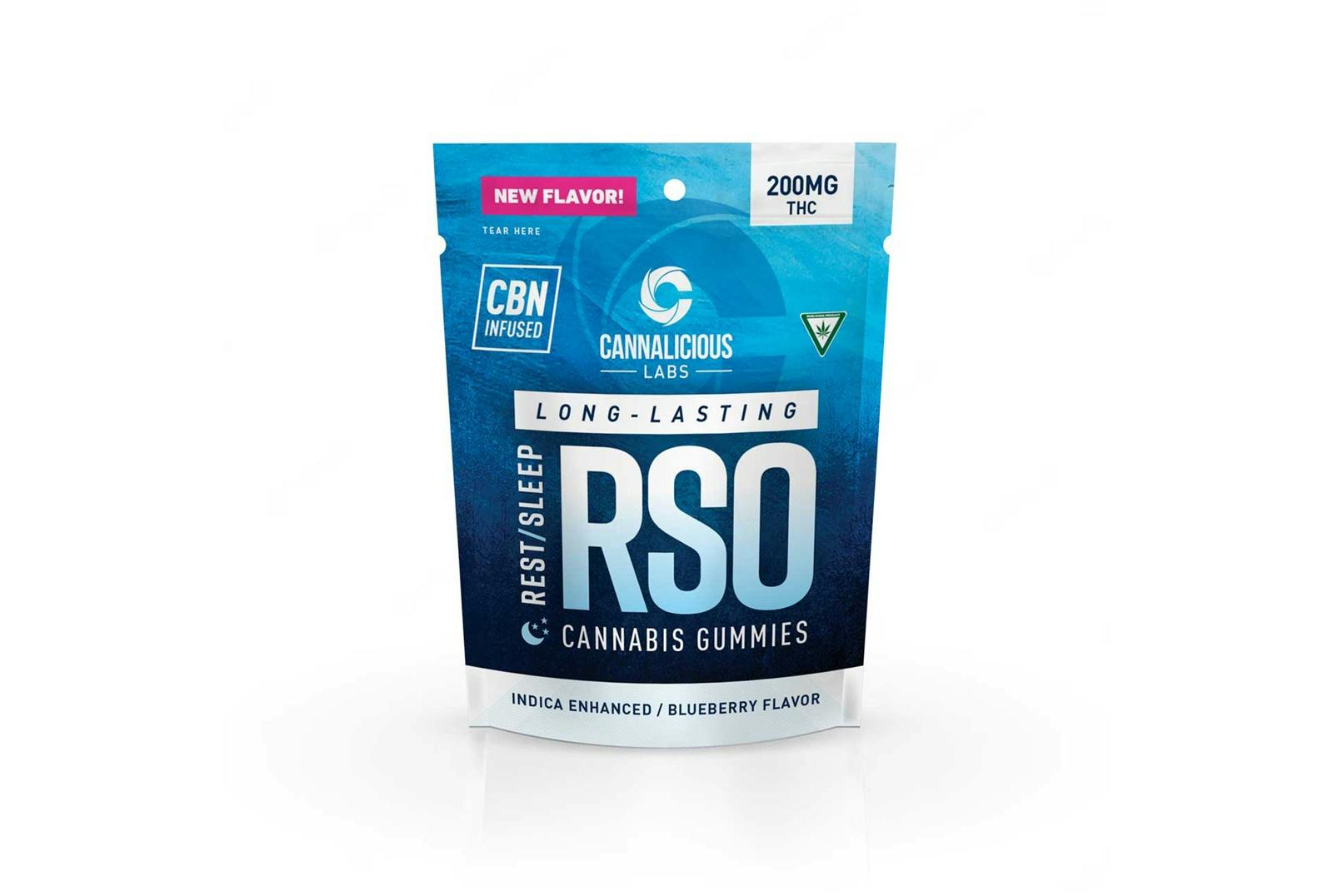 CANNALICIOUS | BLUEBERRY SLEEP | INDICA | GUMMIES | 200MG | REC - Main view