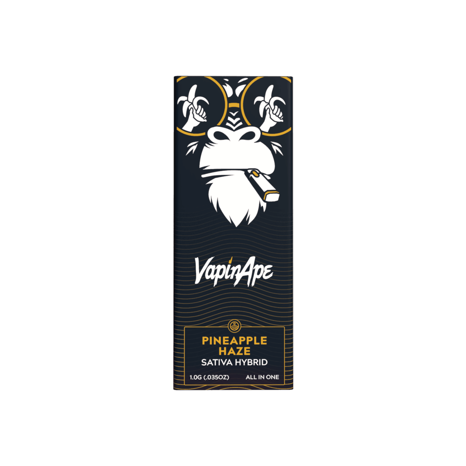 VAPIN APE | PINEAPPLE HAZE | SATIVA | DISPOSABLE VAPE | 1G | REC - Main view