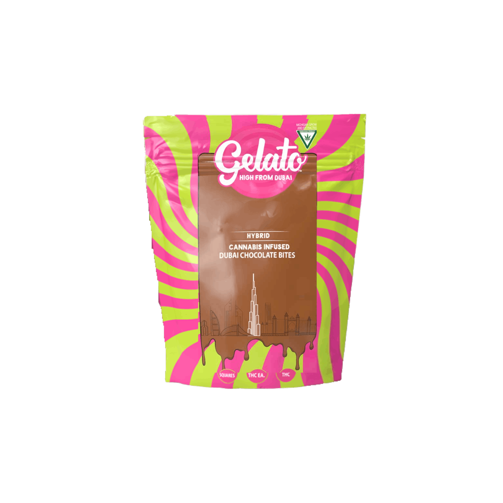 GELATO | MILK CHOCOLATE CARAMEL | DUBAI BITES | 200MG | REC - Main view