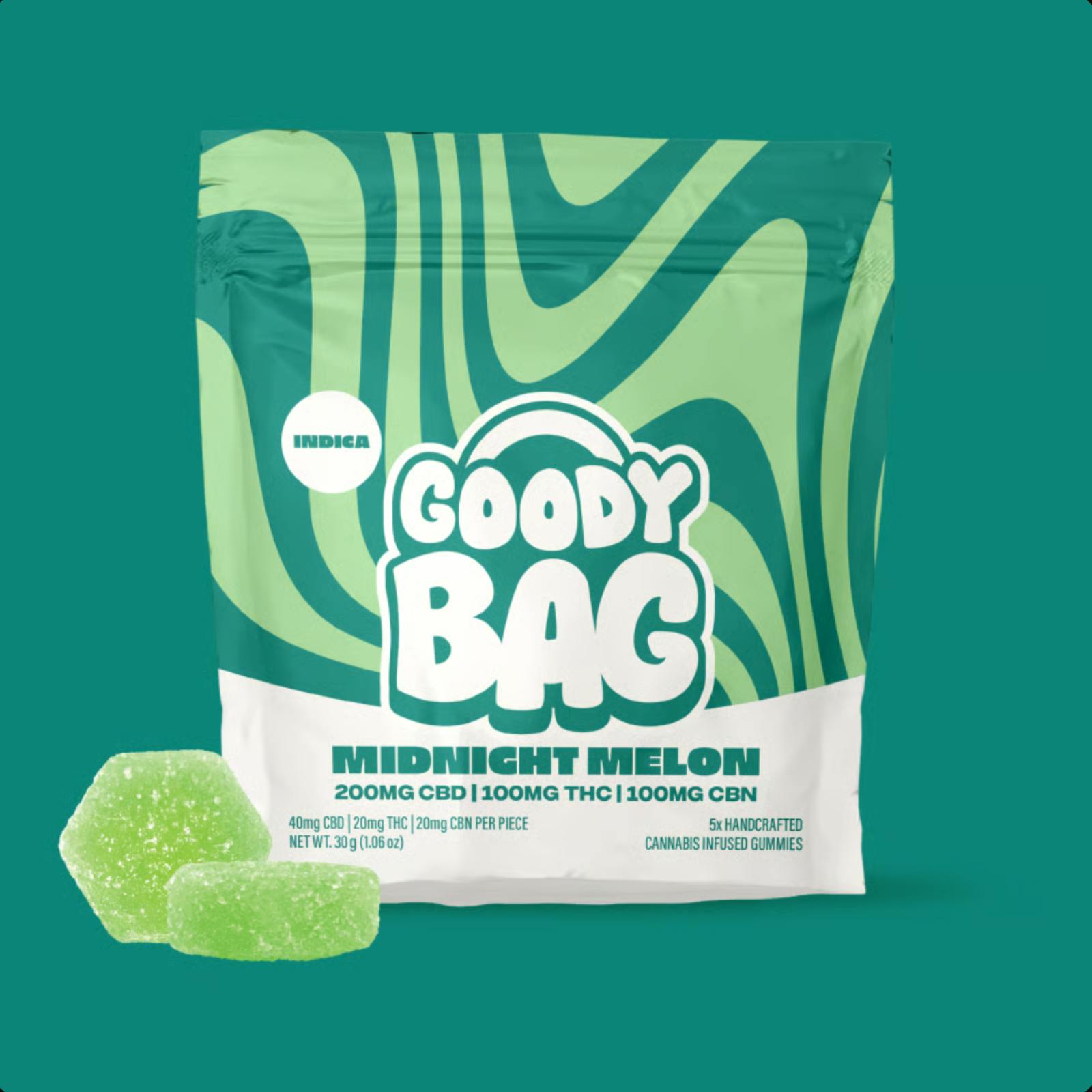 GOODY BAG | MIDNIGHT MELON | INDICA | GUMMIES | REC - Main view