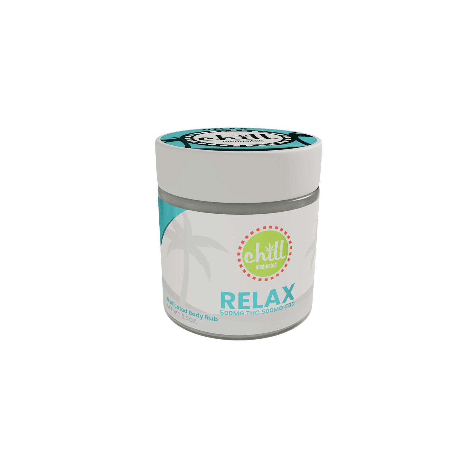 CHILL MEDICATED | RELAX BODY RUB | TOPICAL | 500MG:500MG | REC - Main view