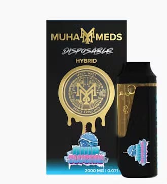 MUHA MEDS | BLUE SLUSHIE | HYBRID | DISPOSABLE | 2G | REC - Main view