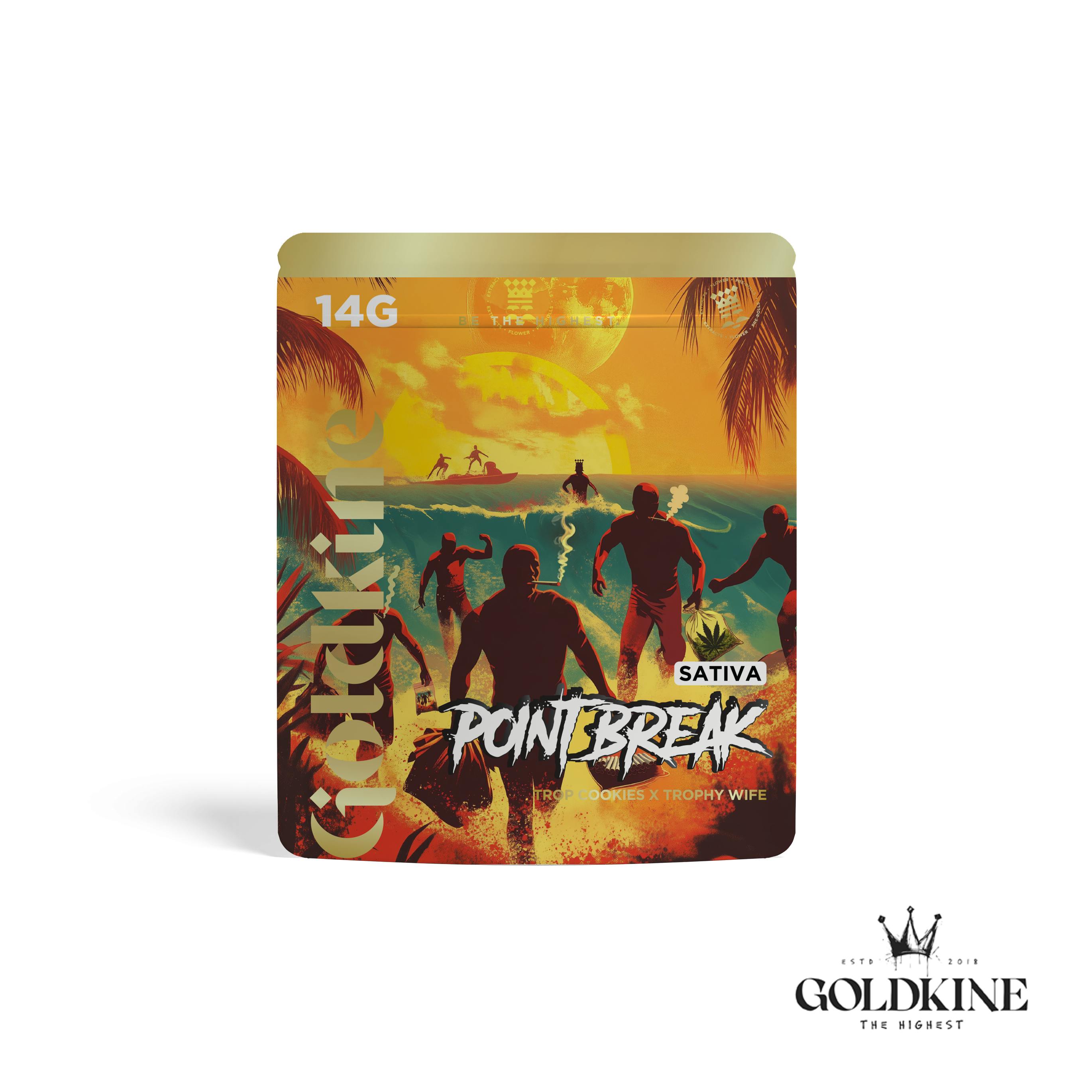 GOLDKINE | POINT BREAK | SATIVA | PRE-PACKAGED FLOWER | 14G | REC - Main view