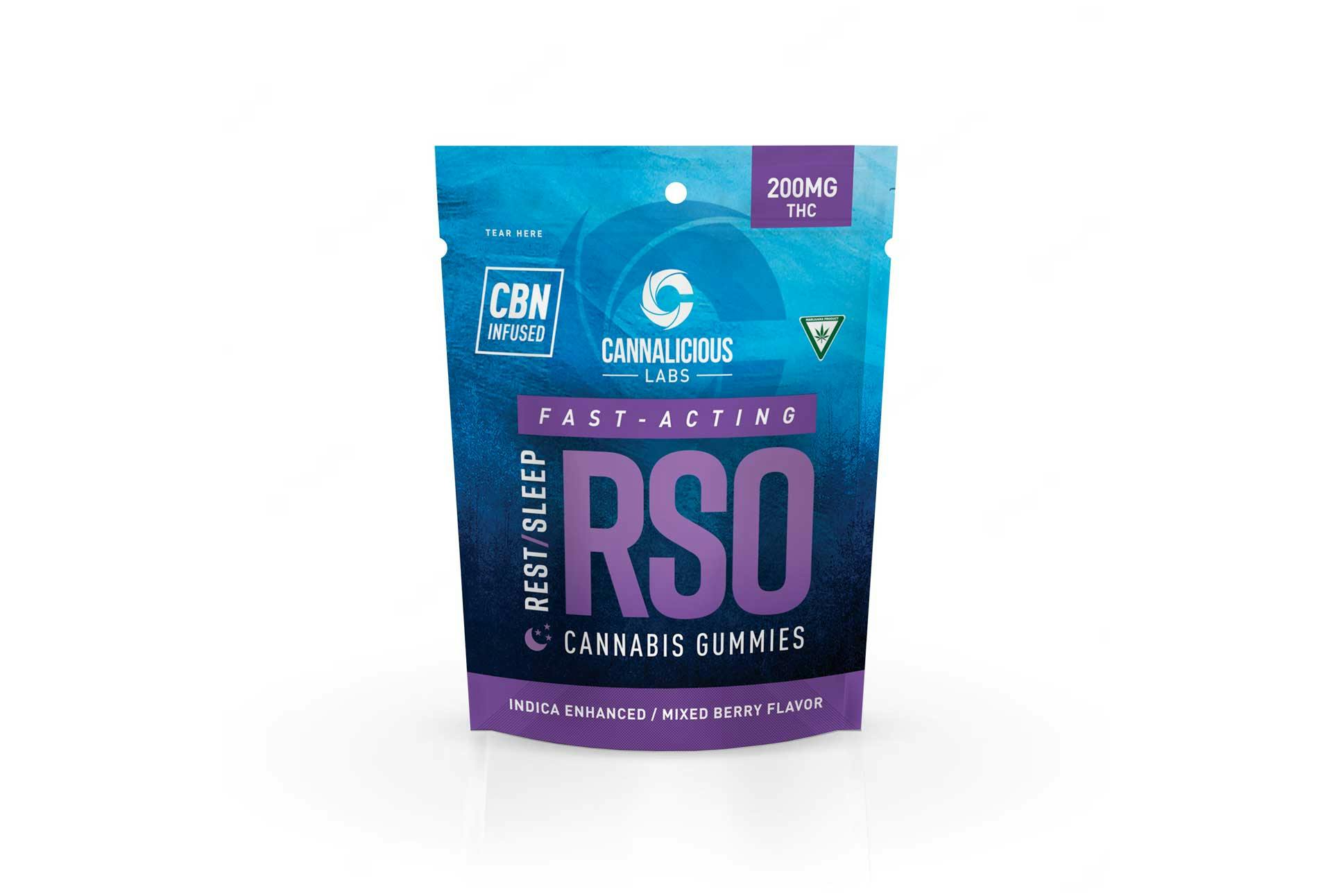 CANNALICIOUS | MIXED BERRY | INDICA | GUMMIES | 200MG | REC - Main view
