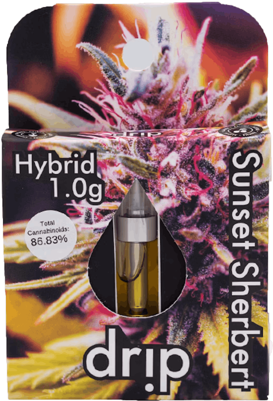 DRIP | SUNSET SHERBERT | HYBRID | 510CARTRIDGE | 1G - Main view