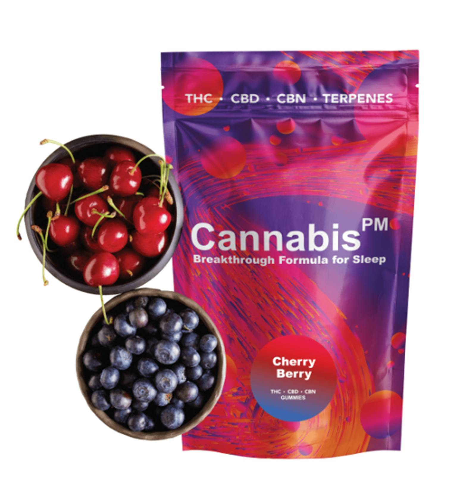 CANNABISPM | CHERRY BERRY | GUMMIES | 50MG:50MG:50MG | REC - Main view