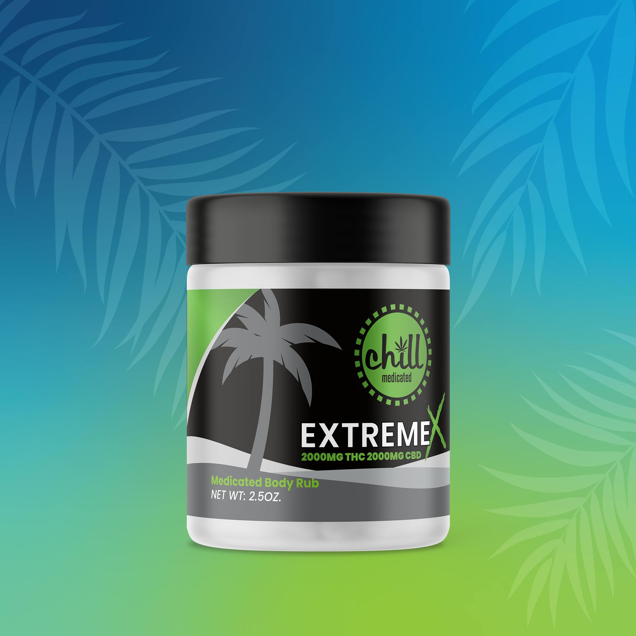 Extreme X 1:1 THC:CBD 2000MG - Main view