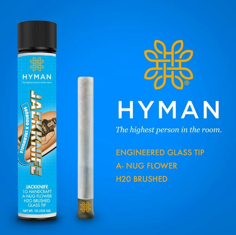 HYMAN | JACKKNIFE | SATIVA | PRE-ROLL | 1.2G | REC - Main view