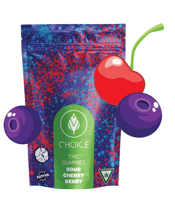 Cherry Berry Gummies 10x10MG - Main view