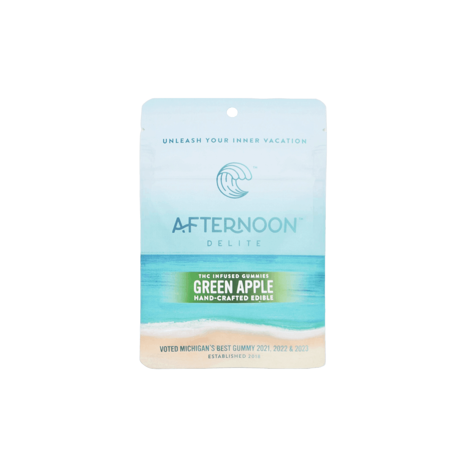 AFTERNOON DELITE | GREEN APPLE | HYBRID | GUMMIES | 200MG | REC - Main view