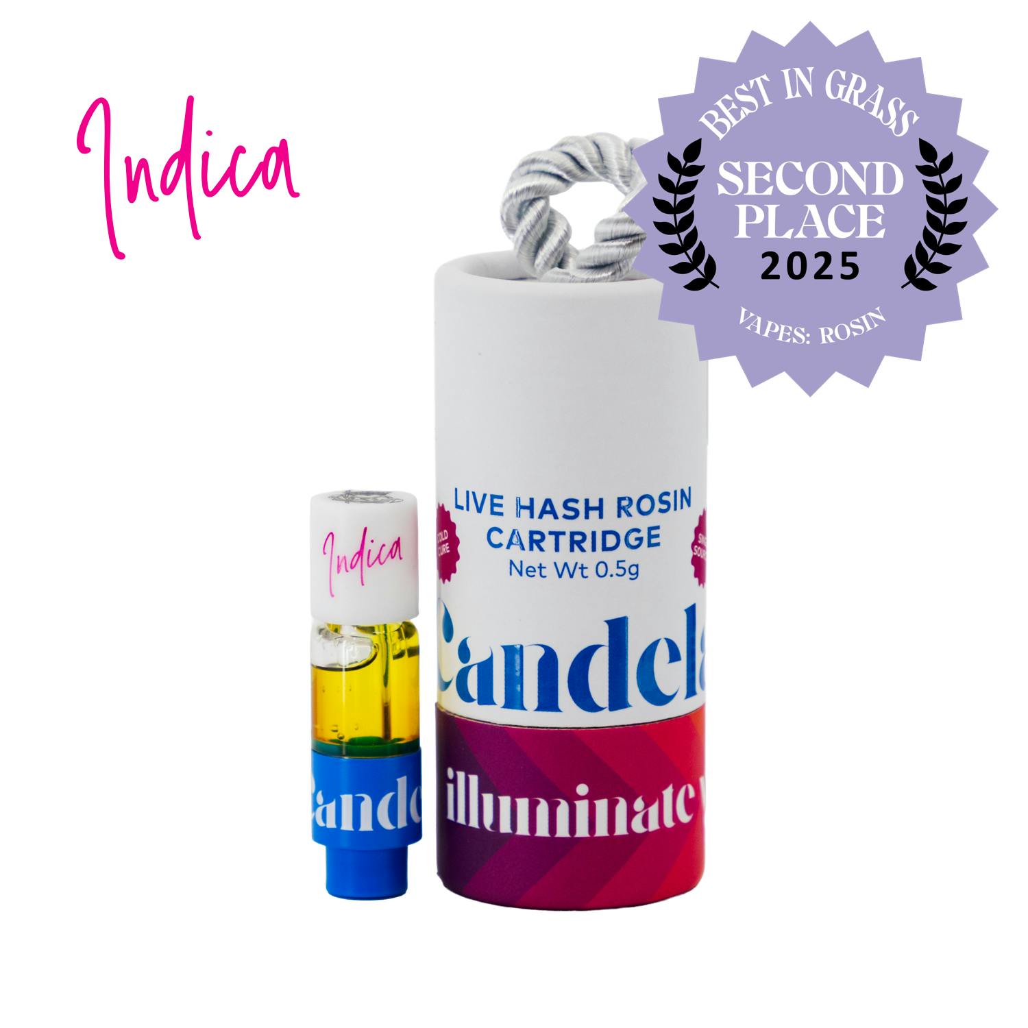 CANDELA | PURPLE PUNCH | INDICA | 510 CARTRIDGE | .5G | REC - Main view