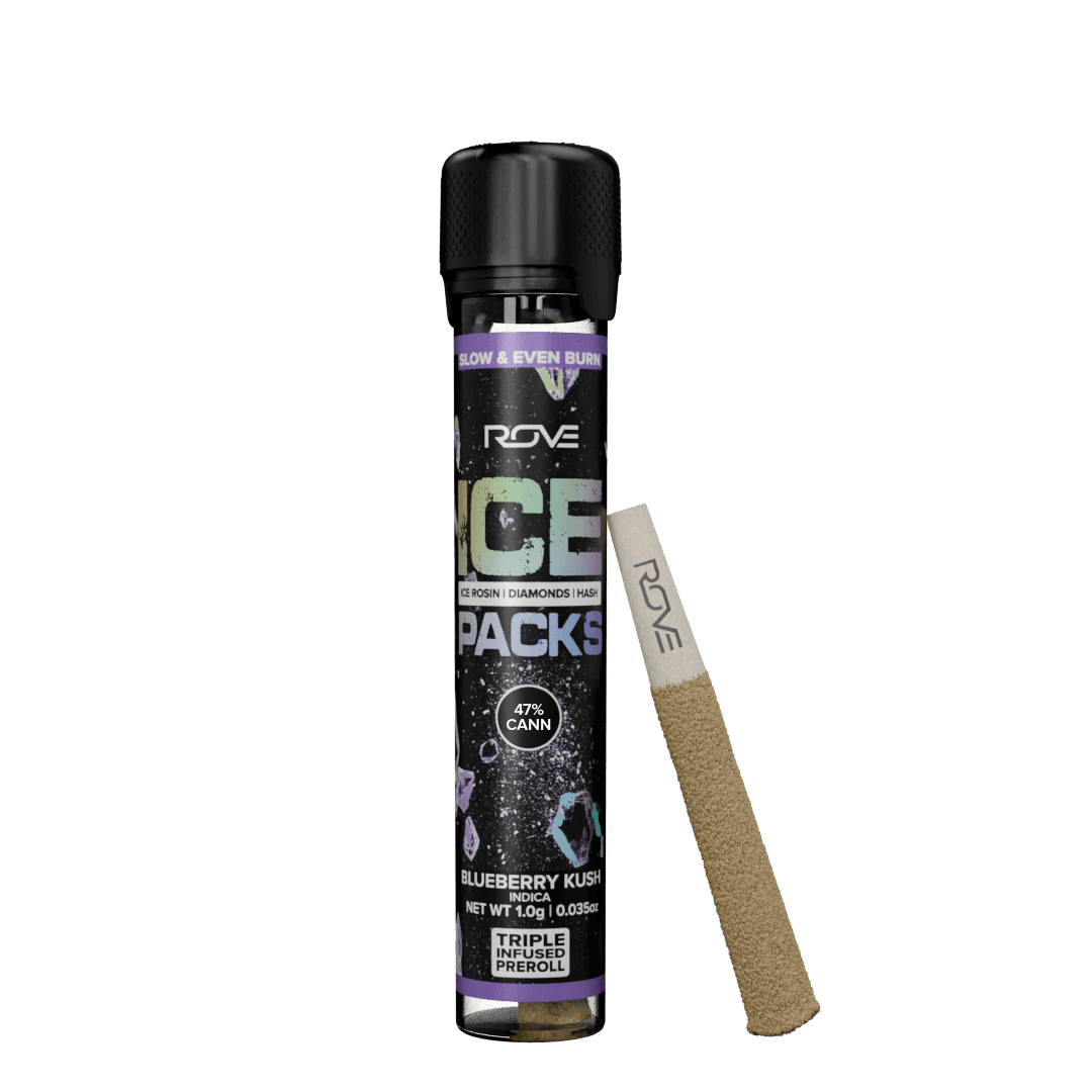 ROVE | BLUEBERRY KUSH | INDICA | INFUSED PRE-ROLL | 1G | REC - Main view