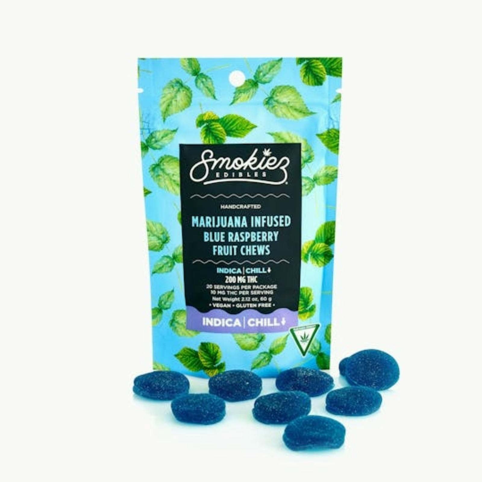SMOKIEZ | BLUE RASPBERRY | INDICA | 200 MG | REC - Main view