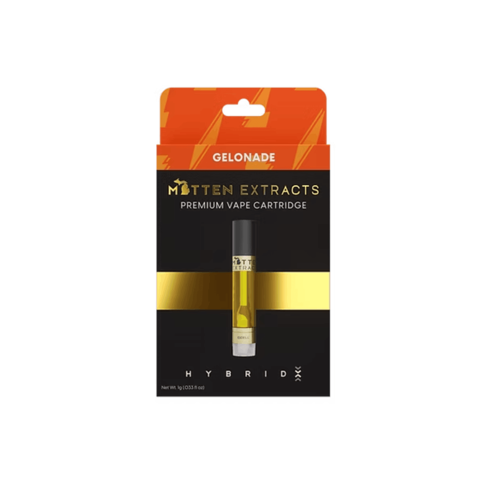 Mitten | Gelonade | Hybrid | 510 Vape Cartridge | 1G | REC - Main view