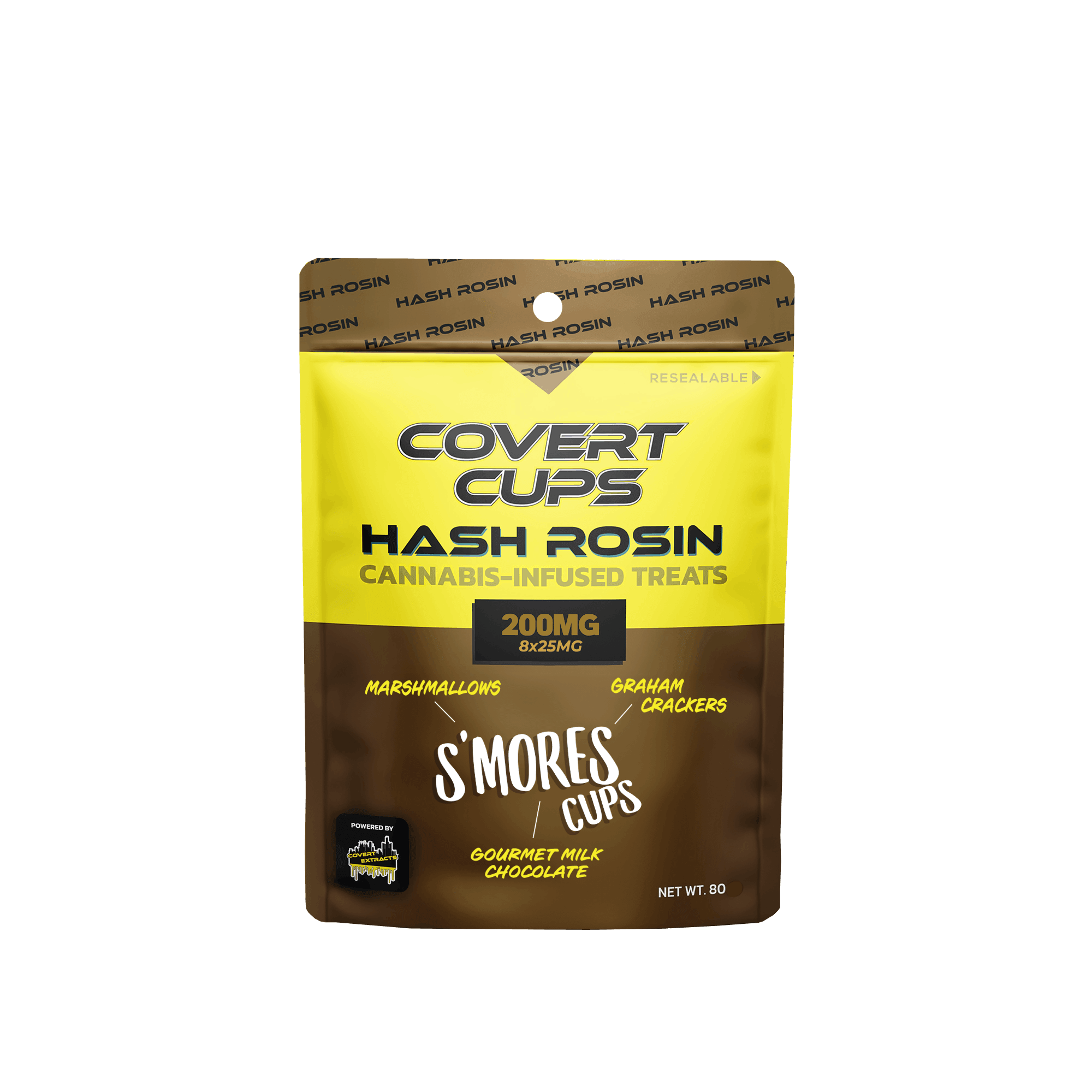 COVERT CUPS | SMORE'S | HYBRID | HASH ROSIN EDIBLES | 200MG | REC - Main view