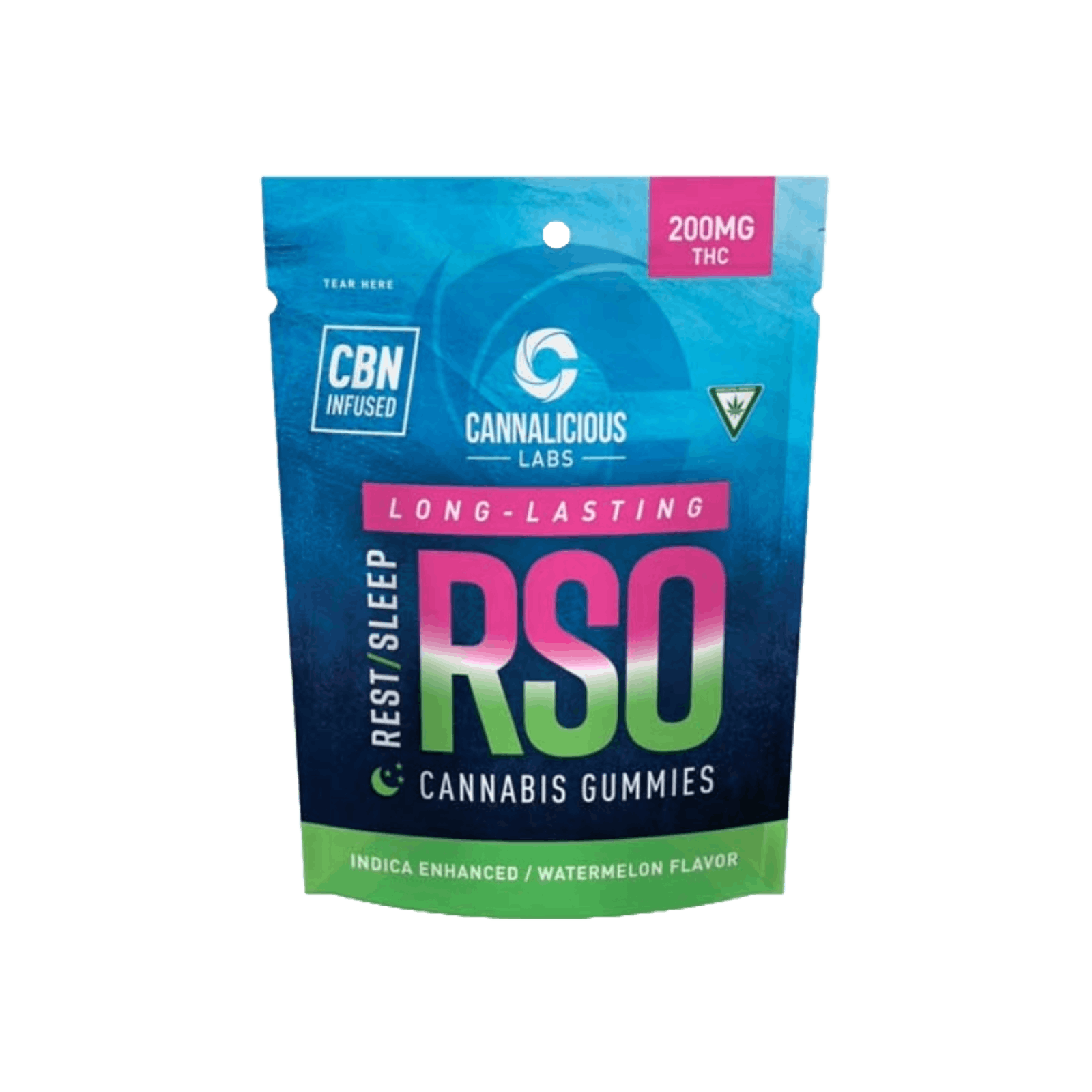 CANNALICIOUS | WATERMELON | INDICA | GUMMIES | 200MG | REC - Main view