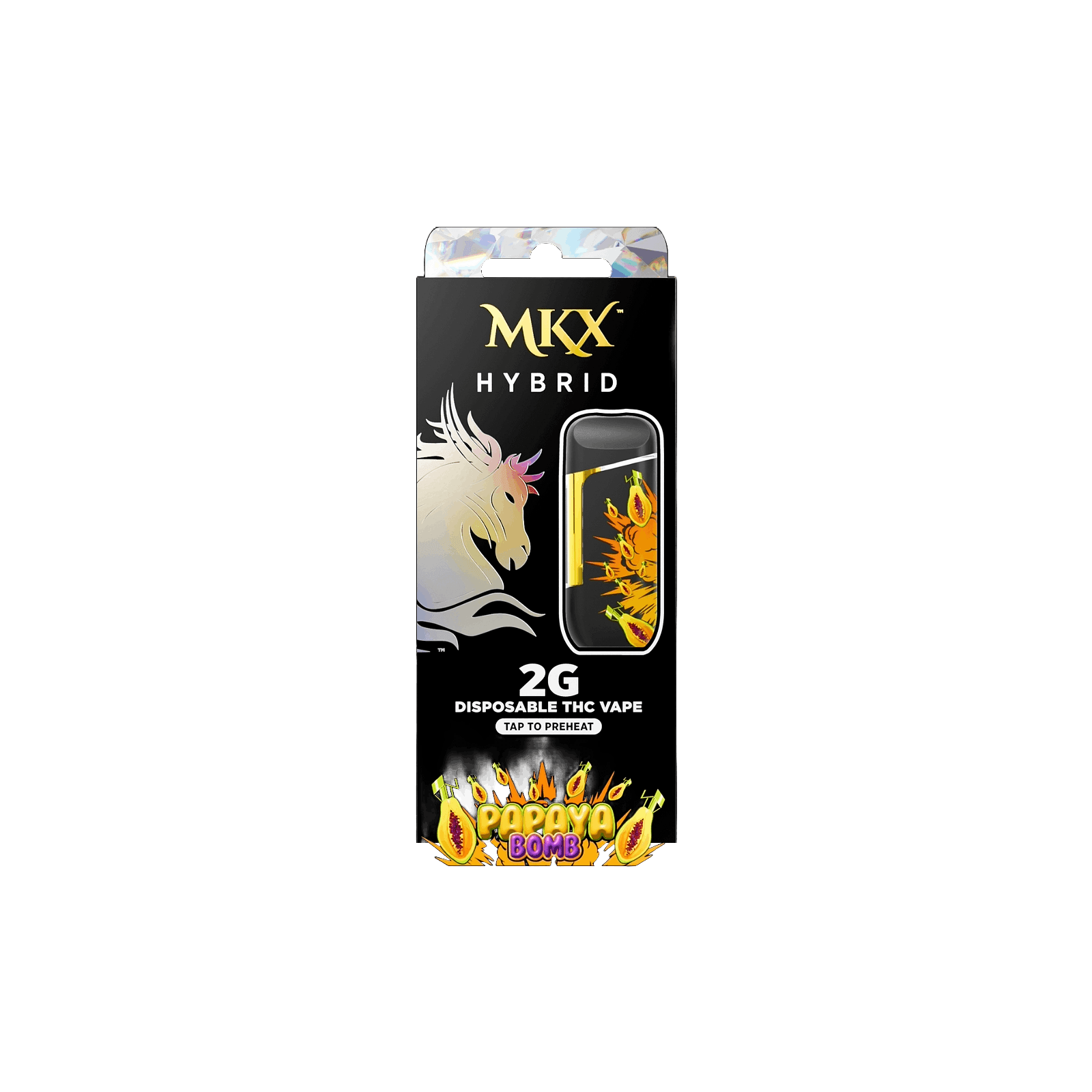 MKX | PAPAYA BOMB | HYBRID | DISPOSABLE VAPE | 2G | REC - Main view