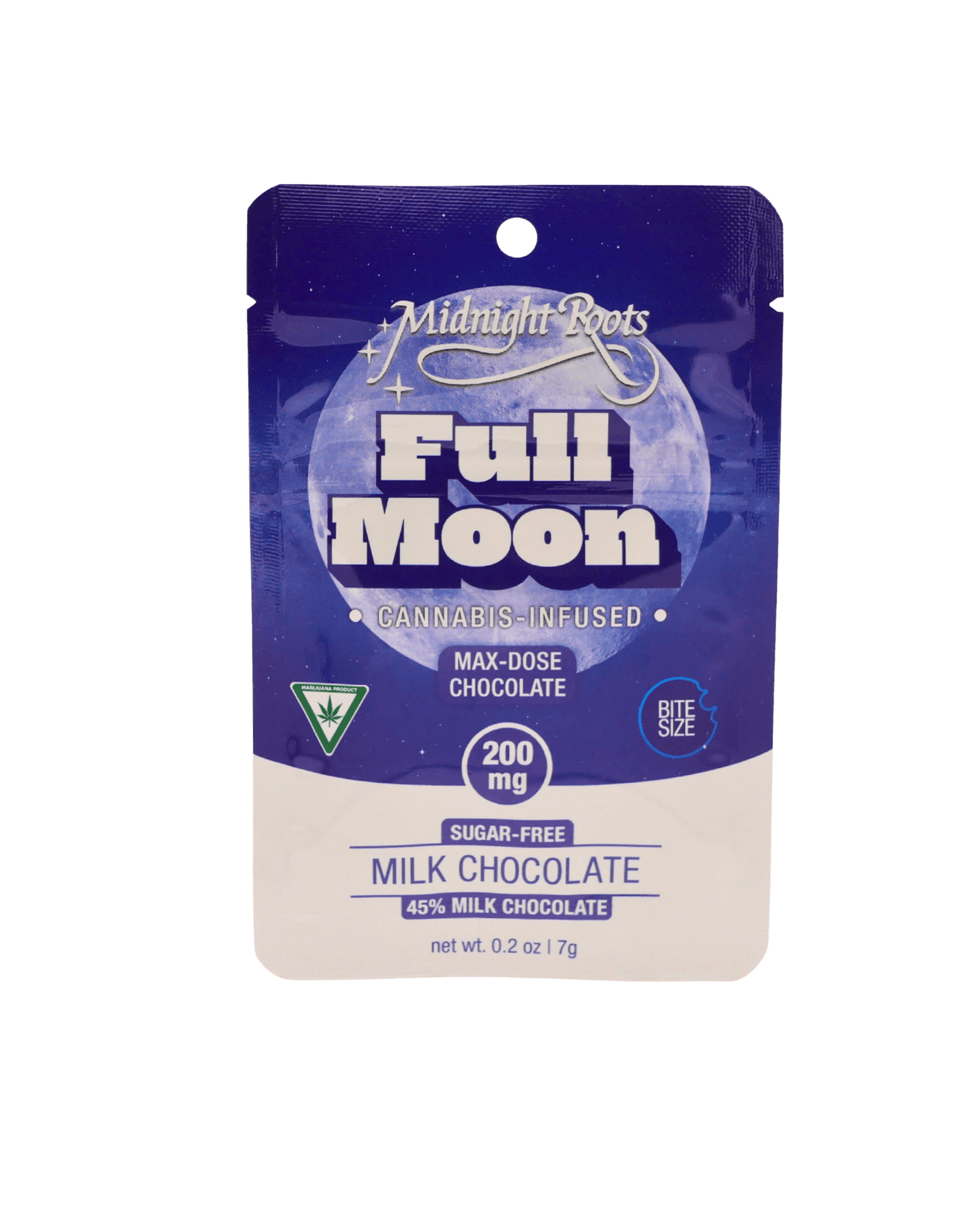 MIDNIGHT ROOTS | SUGAR FREE MILK CHOCOLATE | FULL MOON | REC - Main view