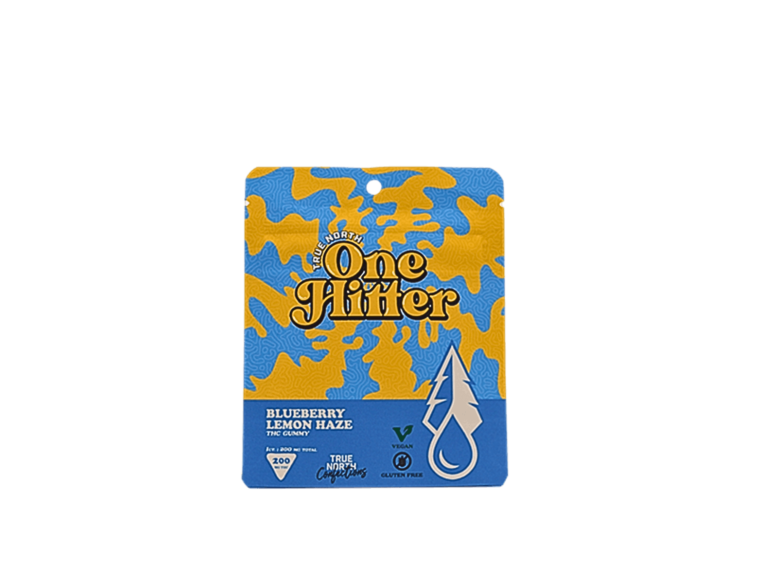 ONE HITTER | BLUEBERRY LEMON HAZE | GUMMIES | 200MG | REC - Main view