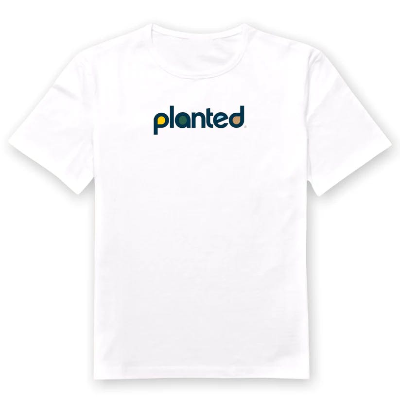 T-Shirt | White | Planted Workmark | XS - Main view