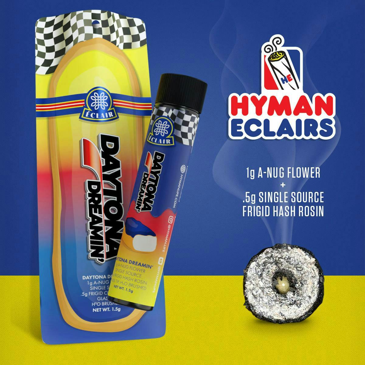 HYMAN | DAYTONA DREAMIN | INDICA | INFUSED DONUT | 1.5G | REC - Main view