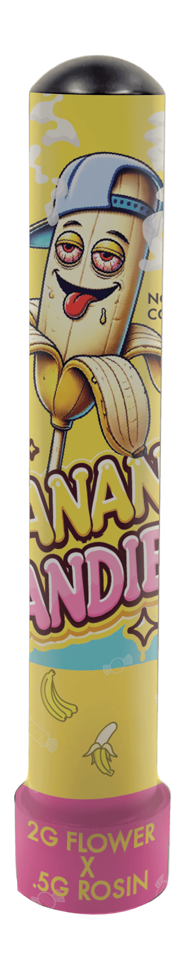 NC X SUPERB X ADAMS FAMILY | BANANA CANDIEZ | HYBRID | HASH INFUSED DONUT | 2.5G | REC - Main view