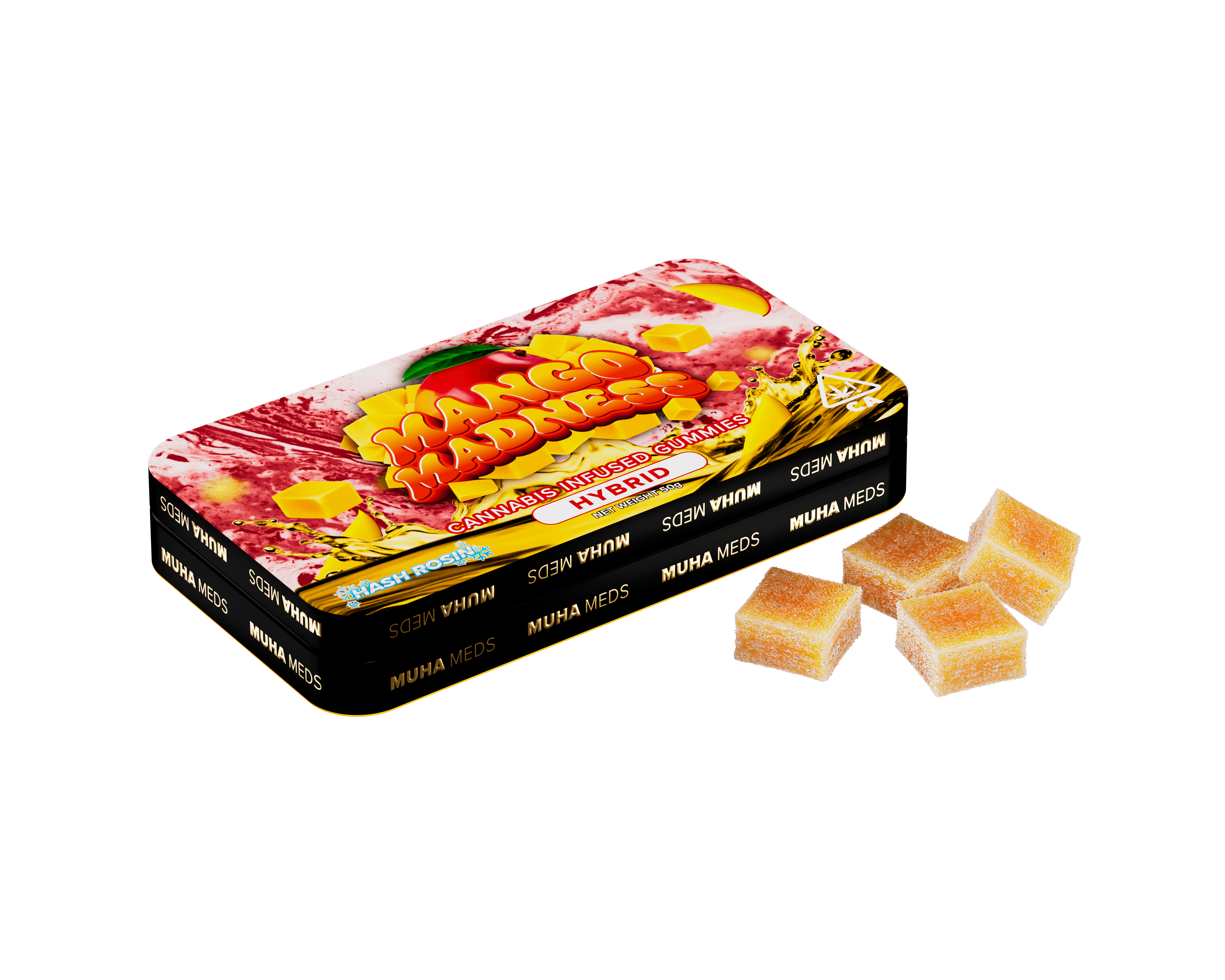 MUHA MEDS | MANGO MADNESS | HYBRID | ROSIN GUMMIES | 200MG - Main view