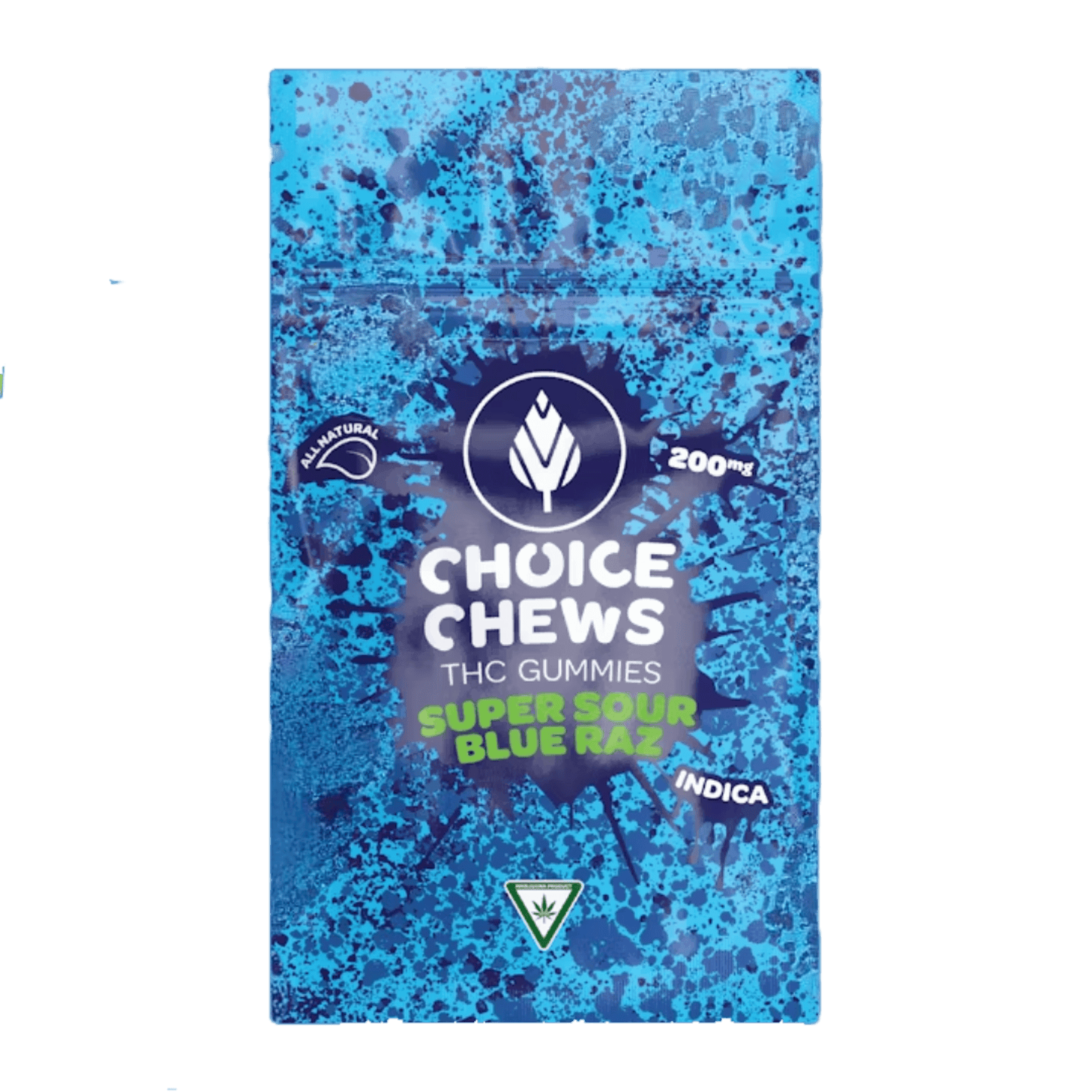CHOICE | SUPER SOUR BLUE RAZZ | INDICA | 200MG | REC - Main view