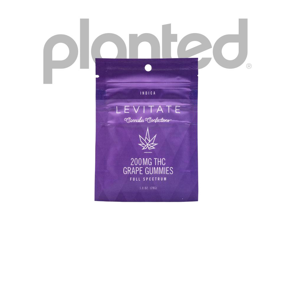Levitate | Grape Gummies | Indica | 200MG | REC