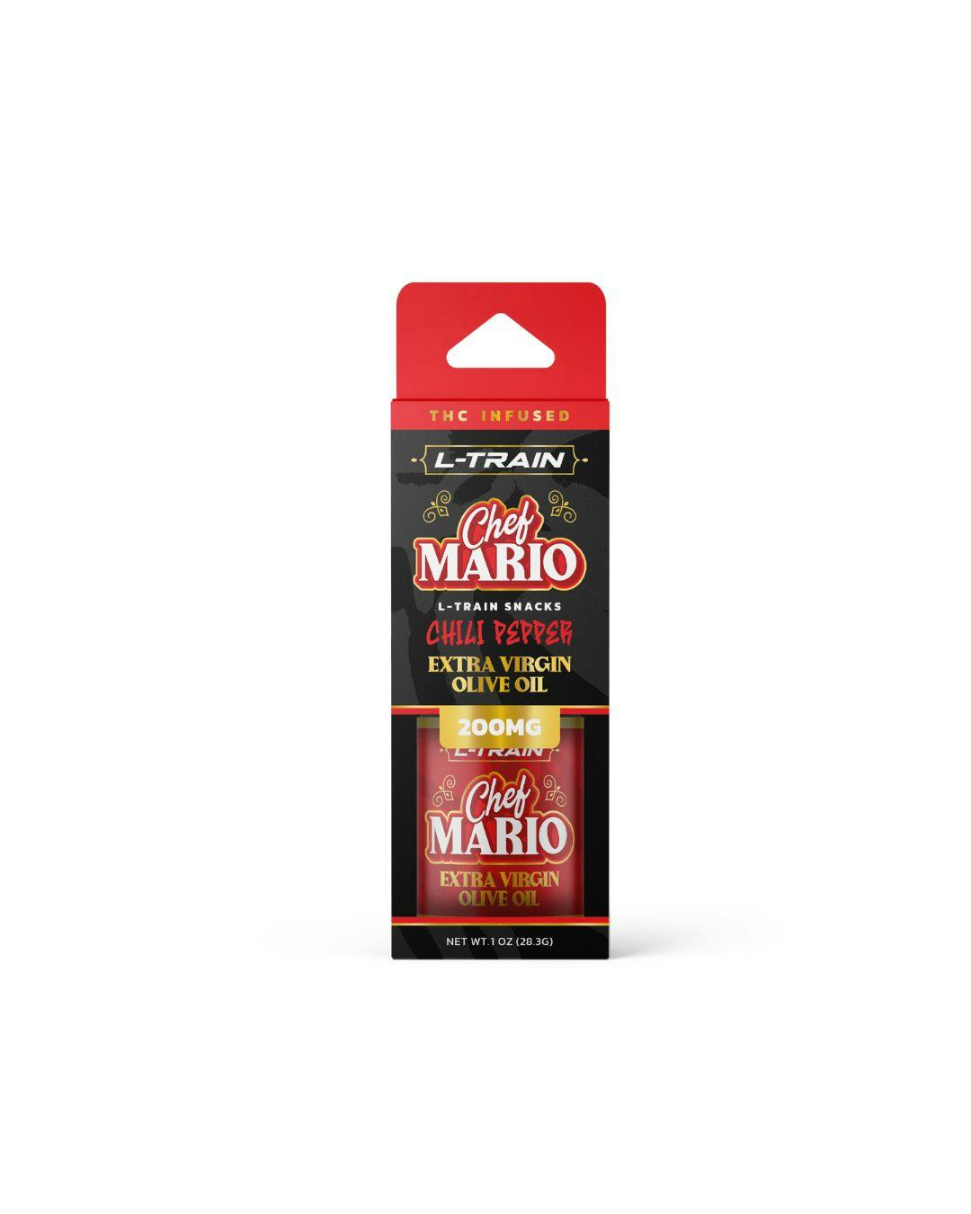 CHEF MARIO | EXTRA VIRGIN OLIVE OIL | CHILI PEPPER | HYBIRD | 200MG | REC - Main view