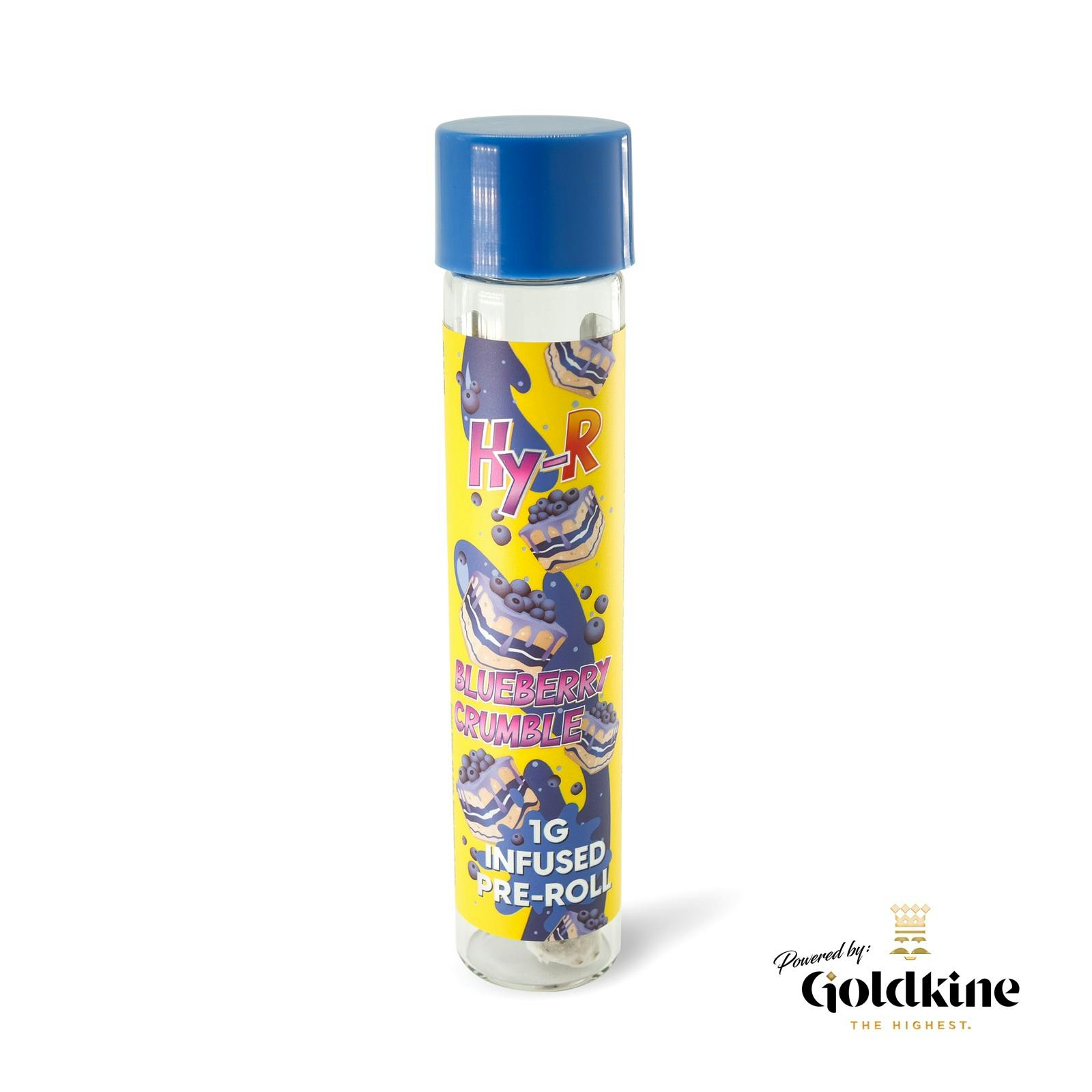 HY-R | BLUEBERRY CRUMBLE | HYBRID | INFUSED PREROLL | 1G - Main view