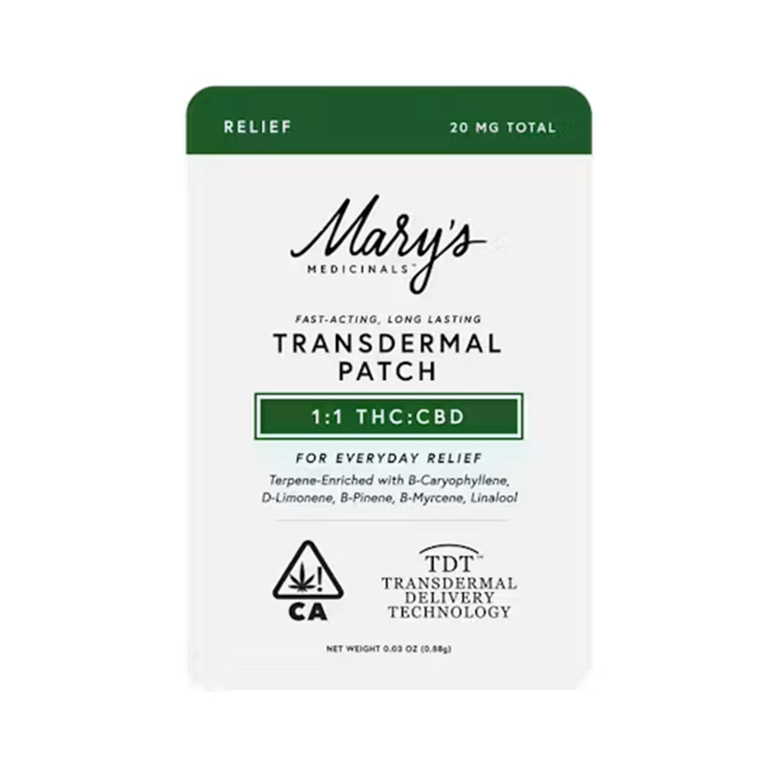 Transdermal 1:1 Patch 20MG - Main view