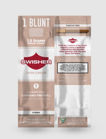 SWISHER | IRISH CREAM | HYBRID | INFUSED BLUNT | 1.5G | REC - Main view
