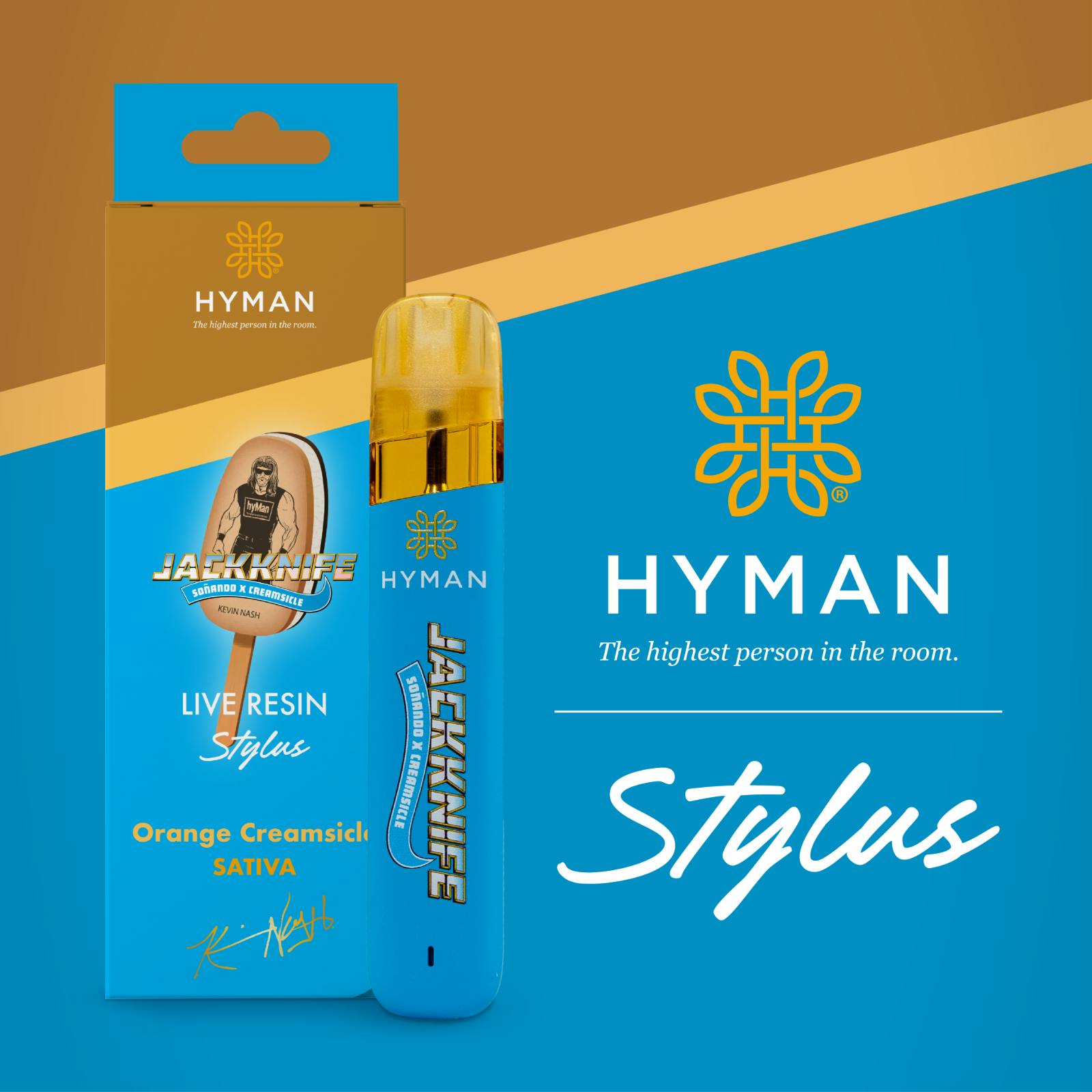 HYMAN | JACKKNIFE | SATIVA | DISPOSABLE VAPE | 1G | REC - Main view
