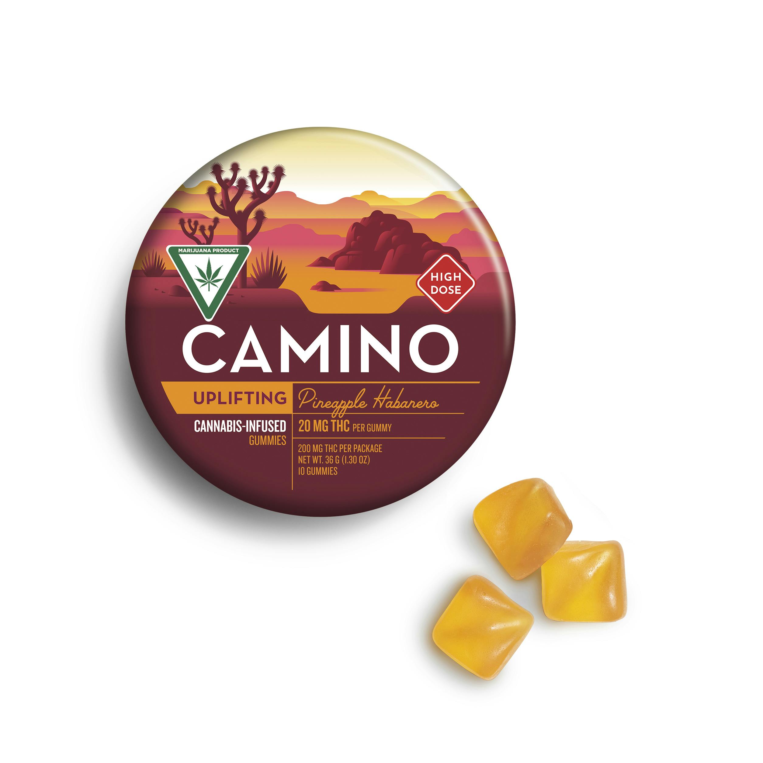 CAMINO | PINEAPPLE HABENARO | SATIVA | GUMMIES | 200MG | REC - Main view
