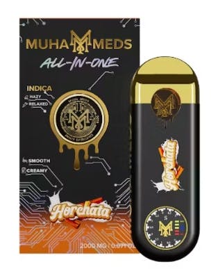 MUHA MEDS | HORCHATA | INDICA | DISPOSABLE VAPE | 2G | REC - Main view