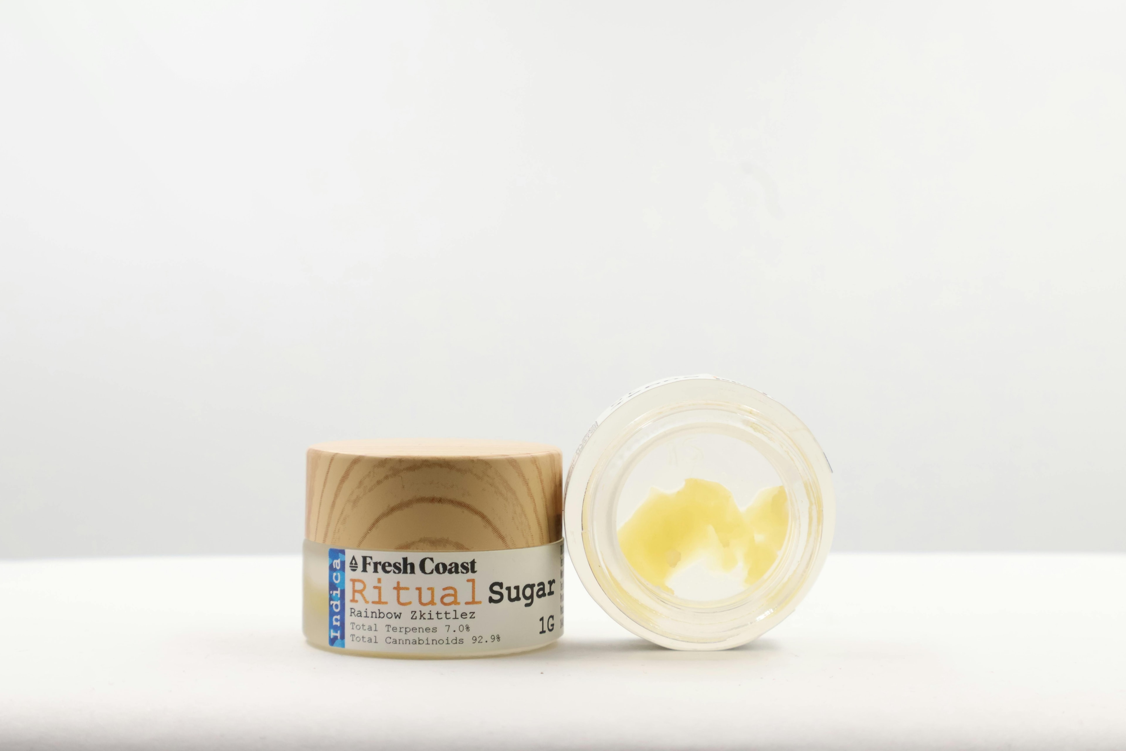 FRESH COAST | RITUAL | RAINBOW ZKITTLES | INDICA | RESIN | SUGAR | 1G | REC - Main view