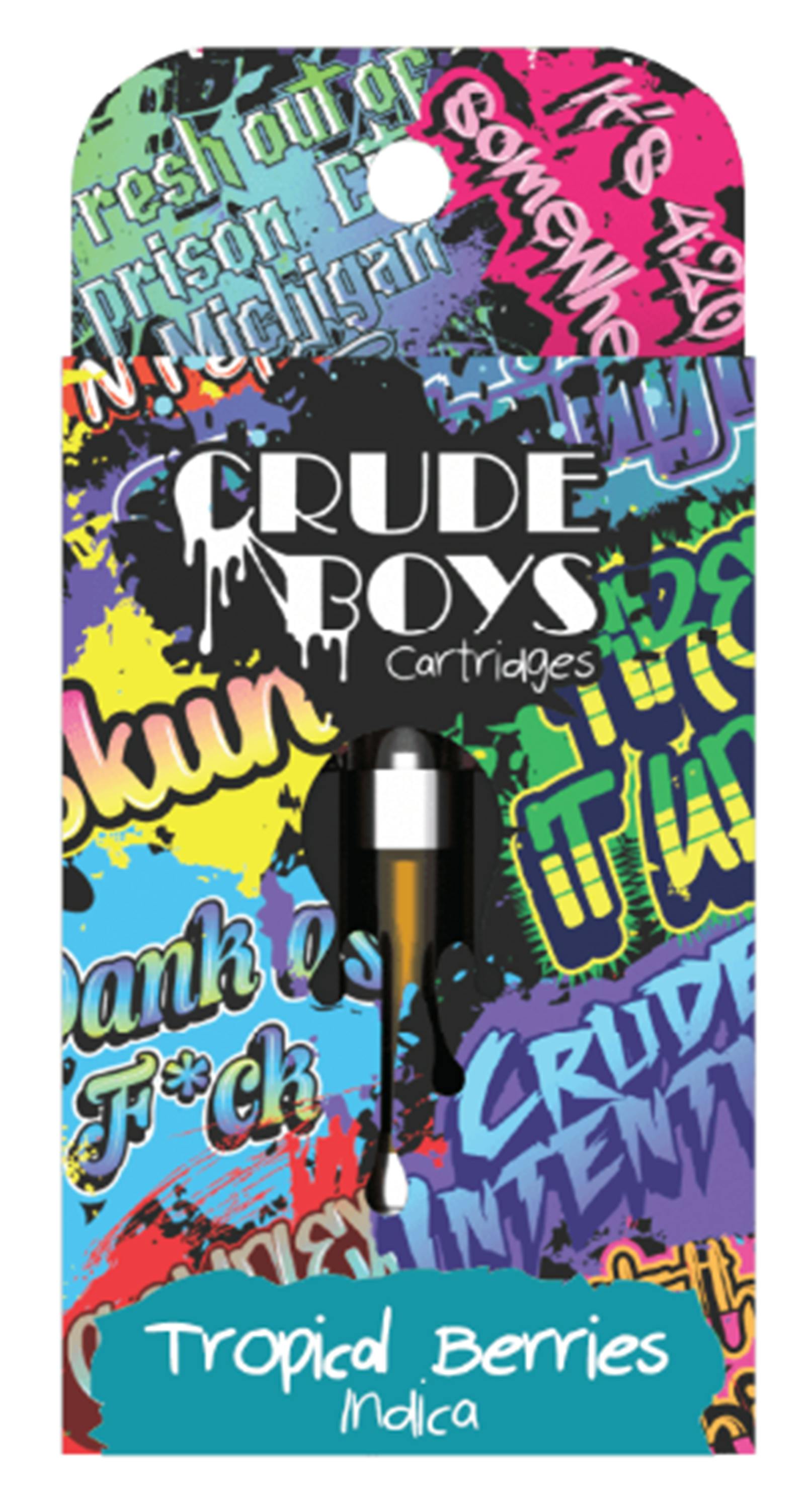 CRUDE BOYS | TROPICAL BERRIES | INDICA | 510 CARTRIDGE | 1G - Main view