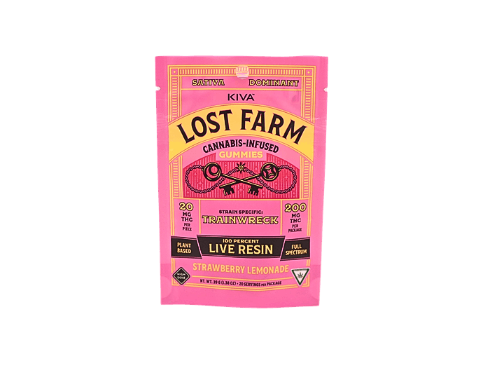 LOST FARM | STRAWBERRY LEMONADE | SATIVA | GUMMIES | 200MG | REC - Main view