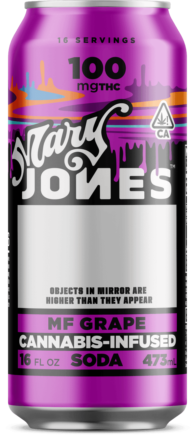 MARY JONES SODA | GRAPE SODA | DRINKS | 100MG - Main view