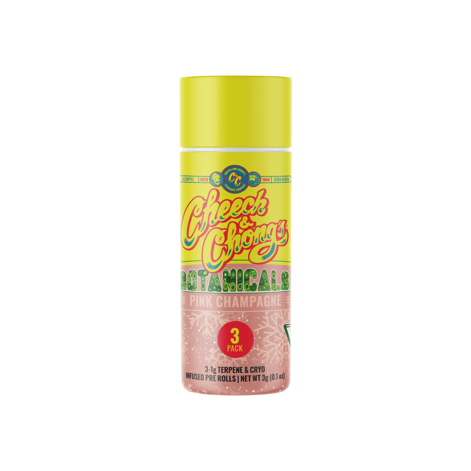 CHEECH & CHONG | PINK CHAMPAGNE | SATIVA | INFUSED MULTI-PACK | 3G | REC - Main view