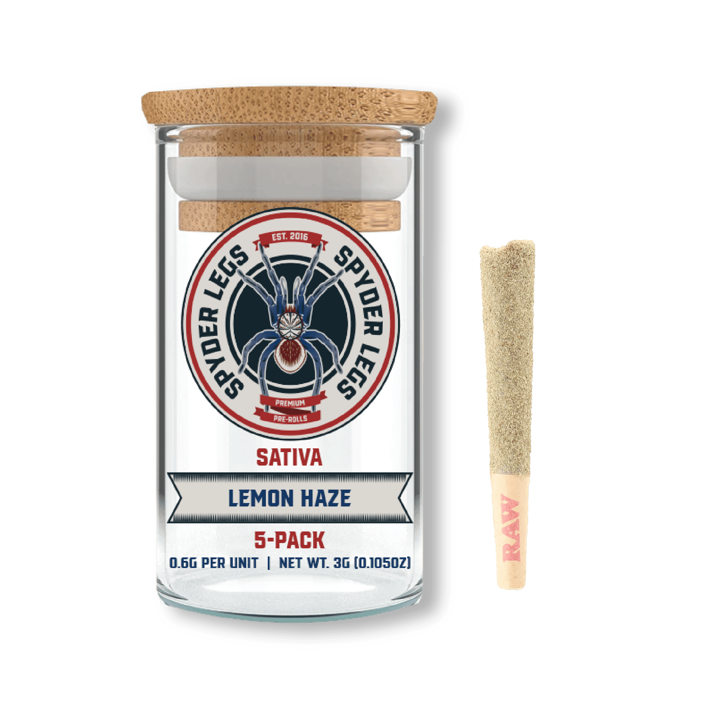 SPYDER LEGS | LEMON HAZE | SAITVA | INFUSED MULTI-PACK | 3G | REC - Main view